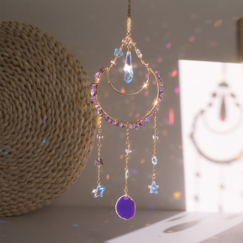 Crystal and Gemstone Roof Pendants