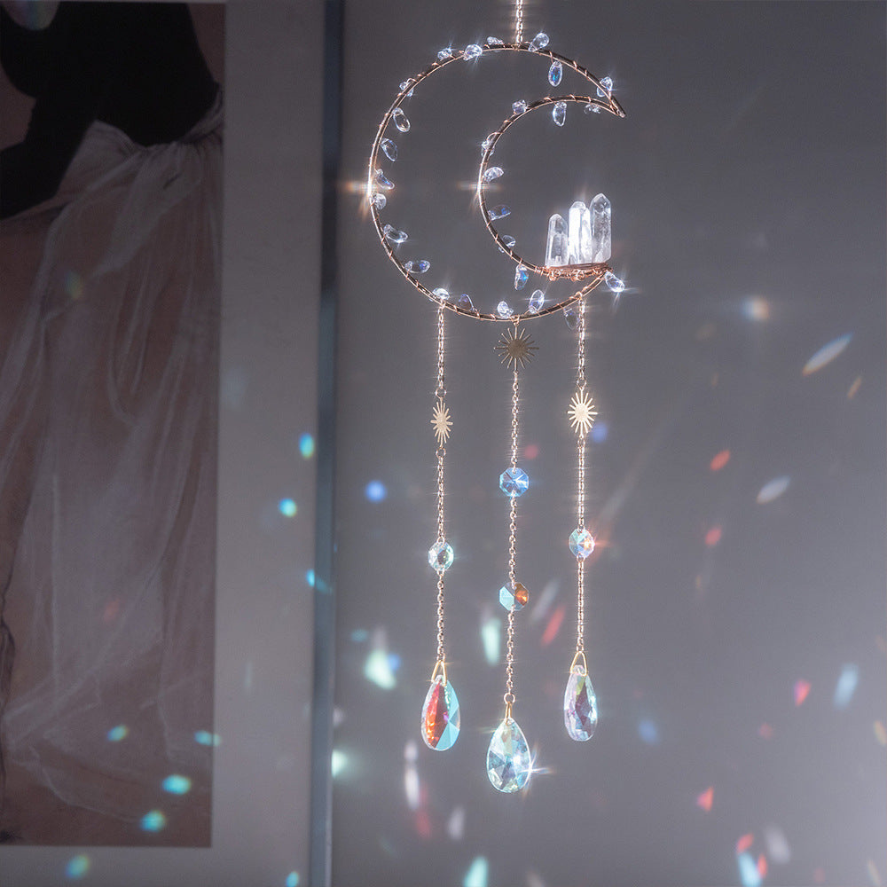 Crystal and Gemstone Roof Pendants