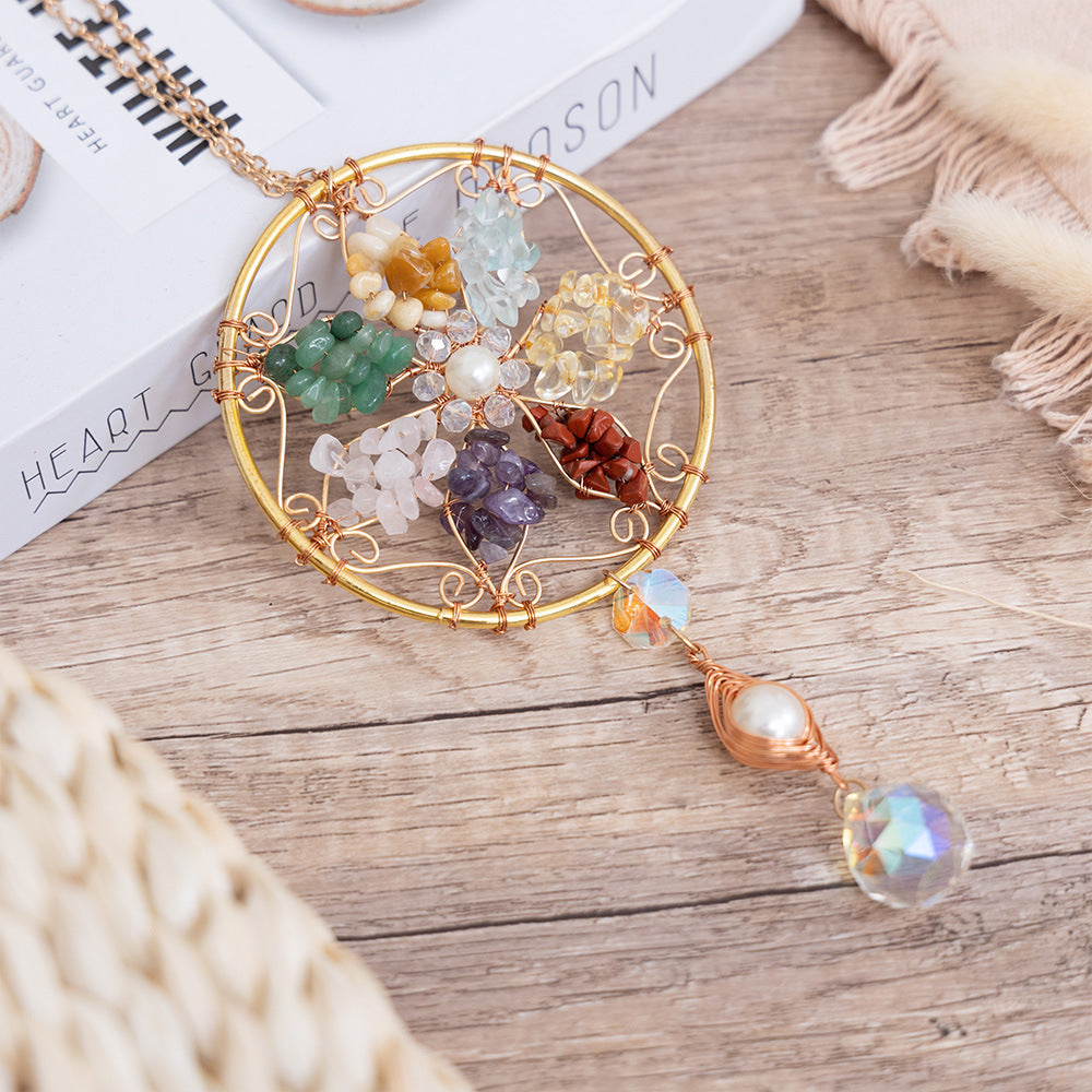 Crystal and Gemstone Roof Pendants