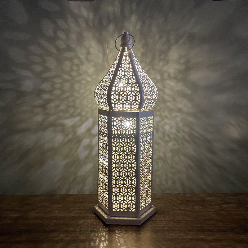 Adorable Luminous Metal TableTop Lamp Decor