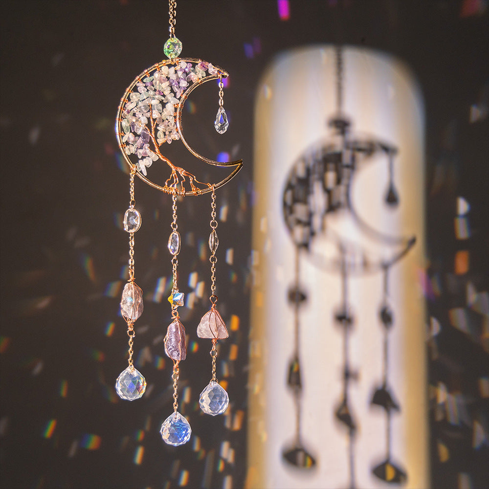 Crystal and Gemstone Roof Pendants