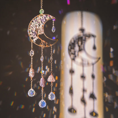 Crystal and Gemstone Roof Pendants