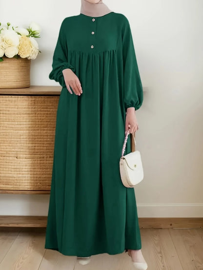 Muslim Style Long Sleeve Dress