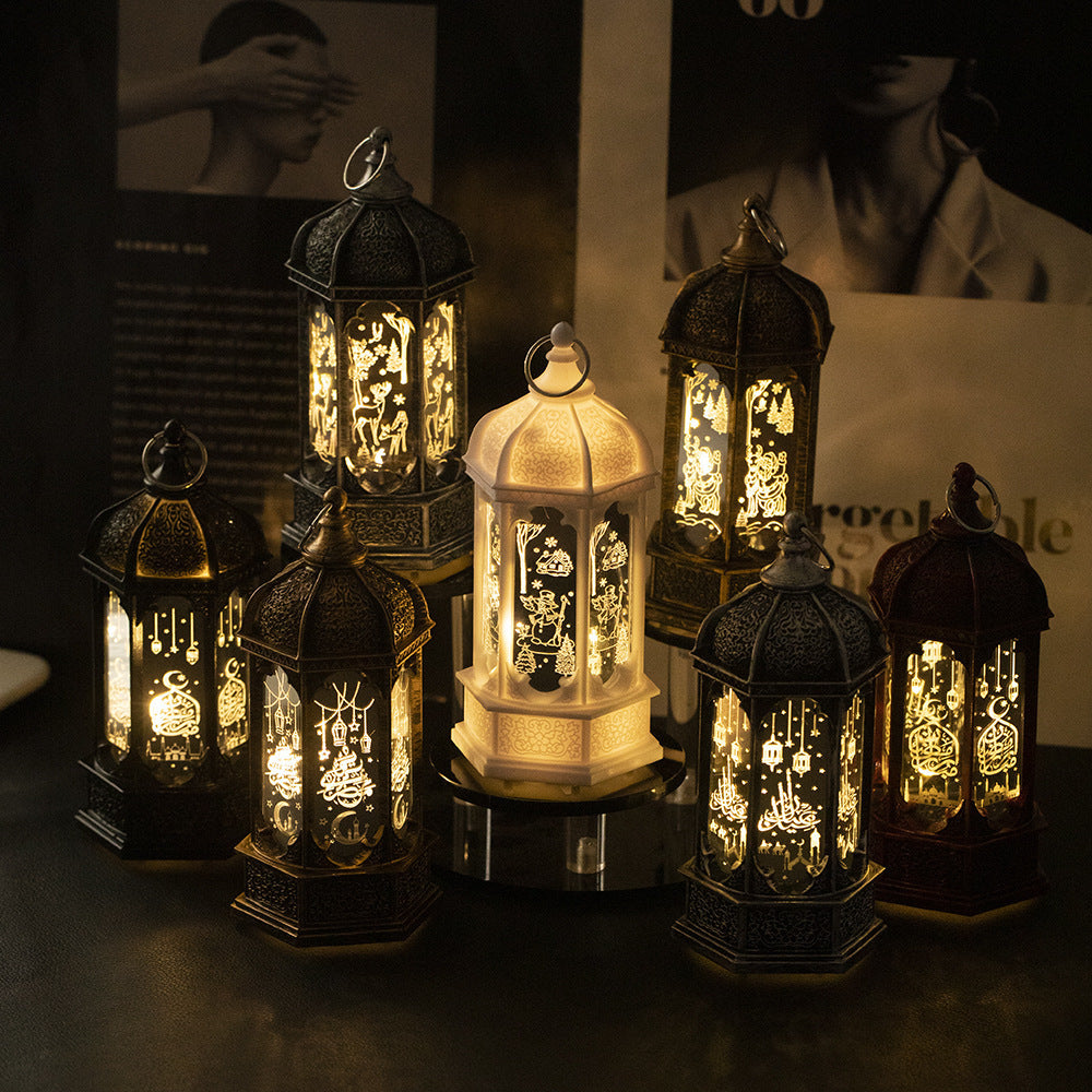 Electronic Luminous Ramadan Hexagonal Lamp Decor