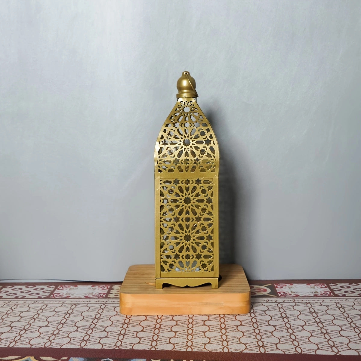 Luminous Iron TableTop Lamp Decor