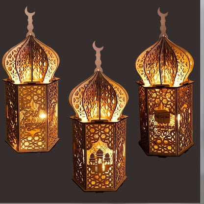 Luminous Mosque Dome Style Table Lamp Decor