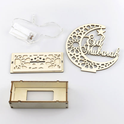 Non-Luminous Handcrafted Wooden Islamic Gift