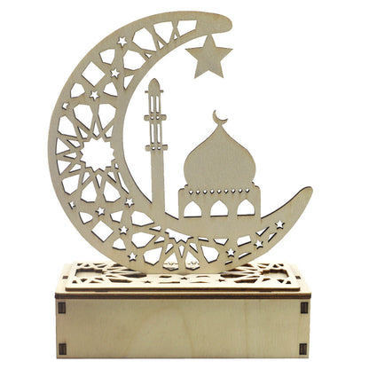 Non-Luminous Handcrafted Wooden Islamic Gift