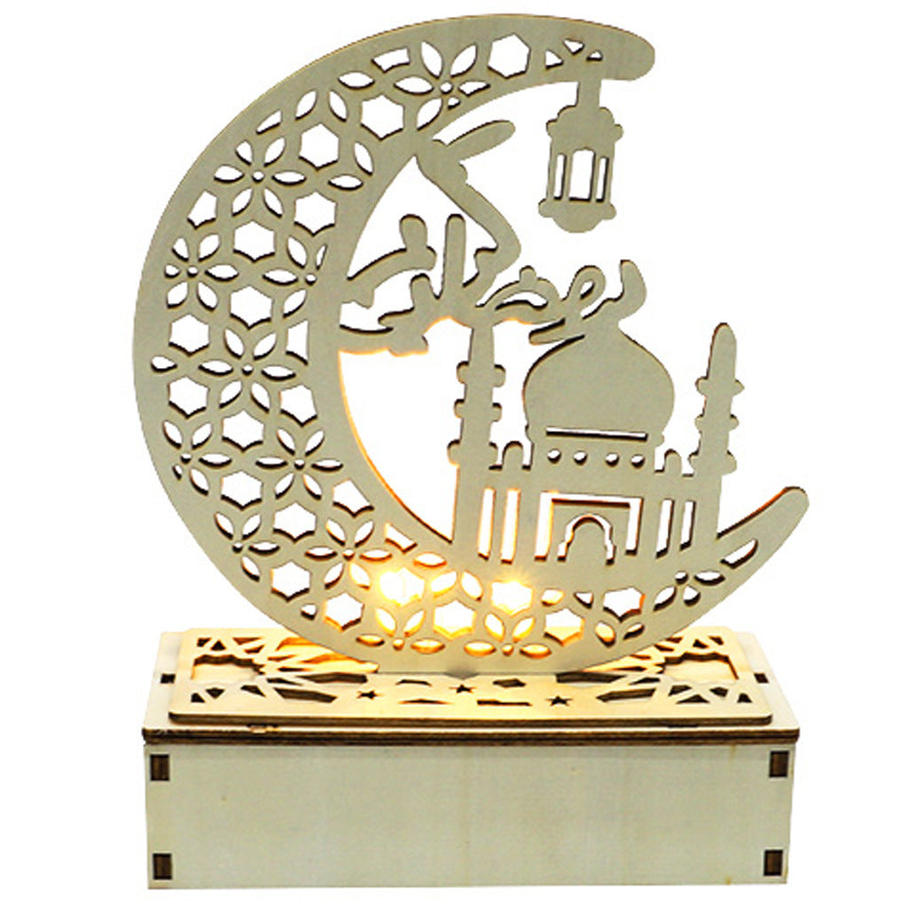 Non-Luminous Handcrafted Wooden Islamic Gift