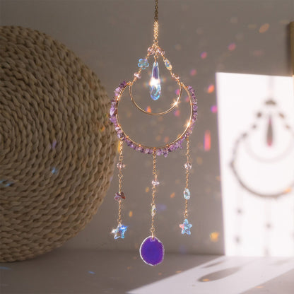 Crystal and Gemstone Roof Pendants