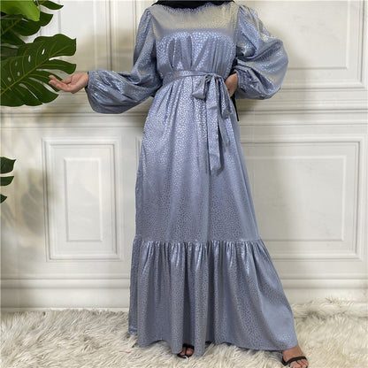Vibrant Printed Polyester Drawstring Robe