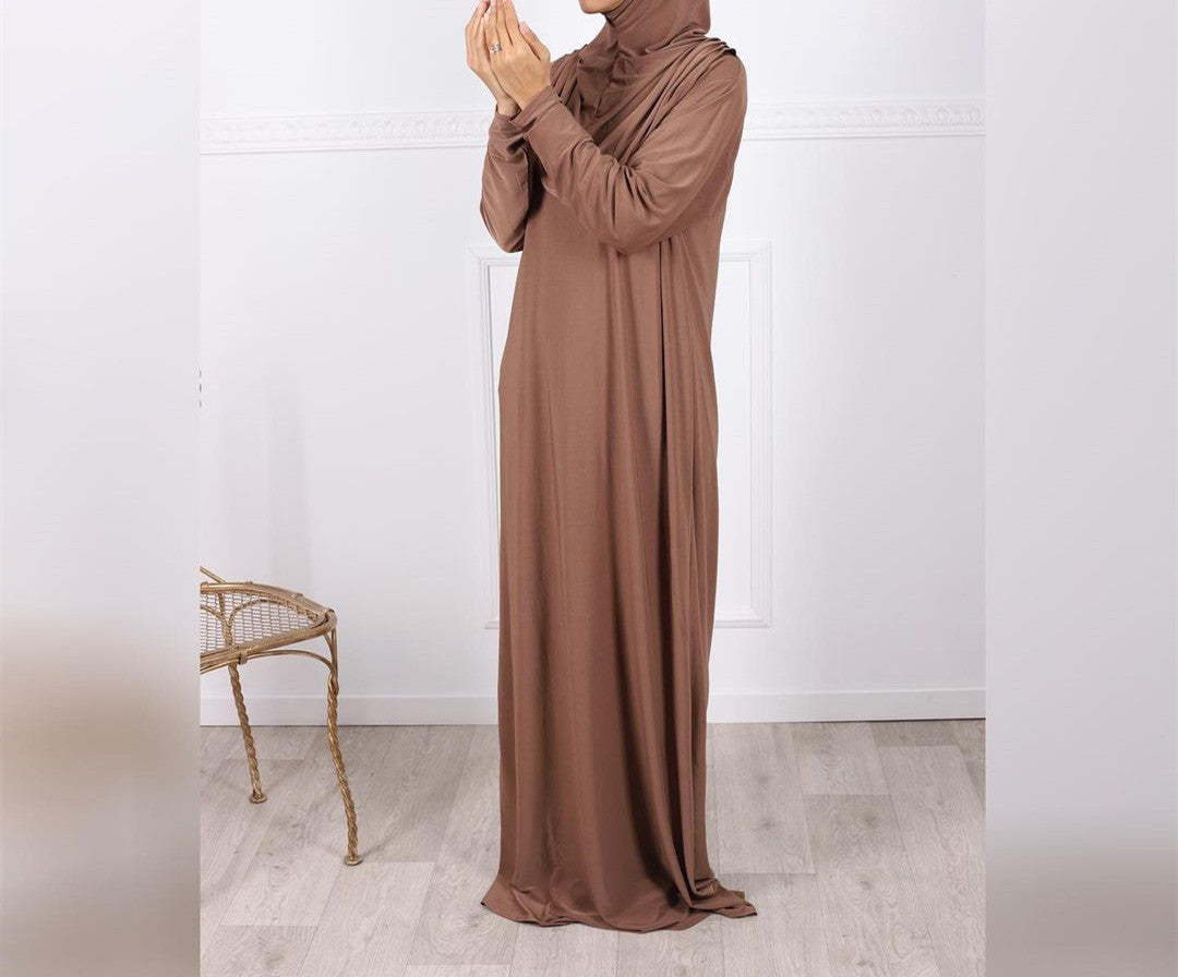 Muslim Hooded Robe Dress