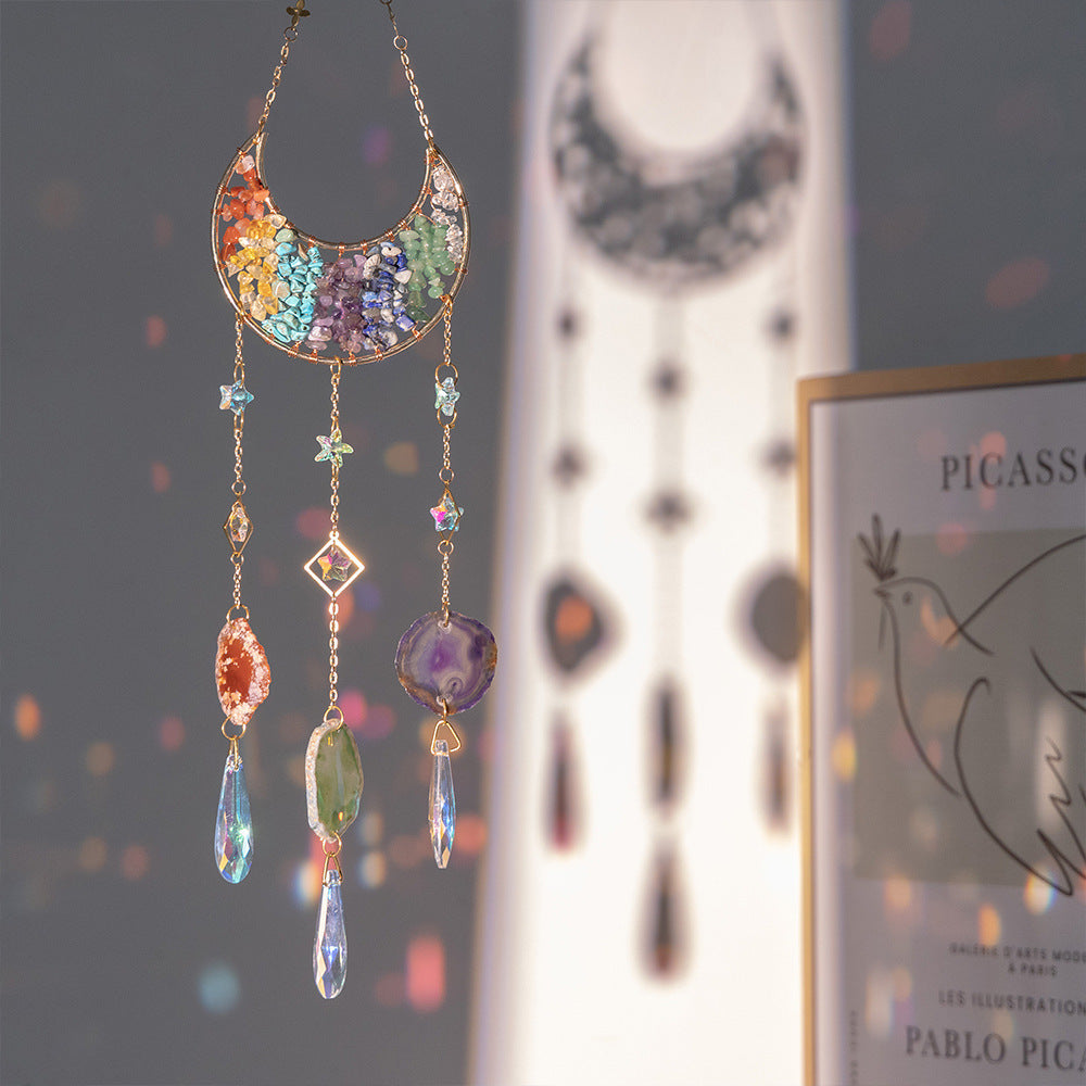 Crystal and Gemstone Roof Pendants