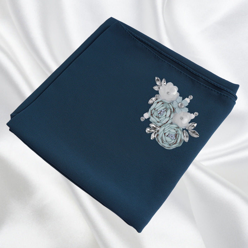 Premium Pearl Chiffon Headscarf