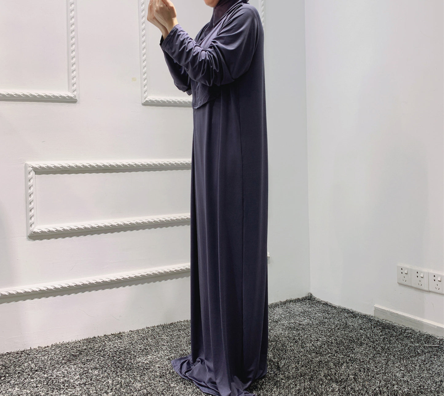 Muslim Hooded Robe Dress