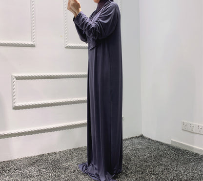 Muslim Hooded Robe Dress