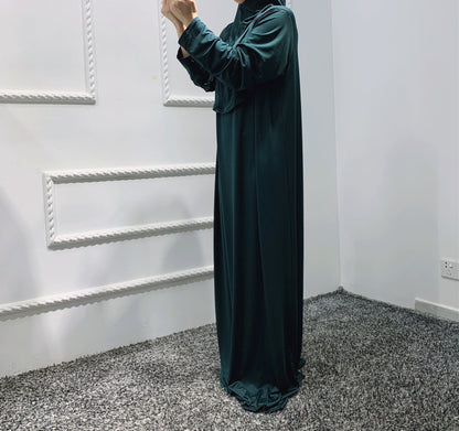 Muslim Hooded Robe Dress