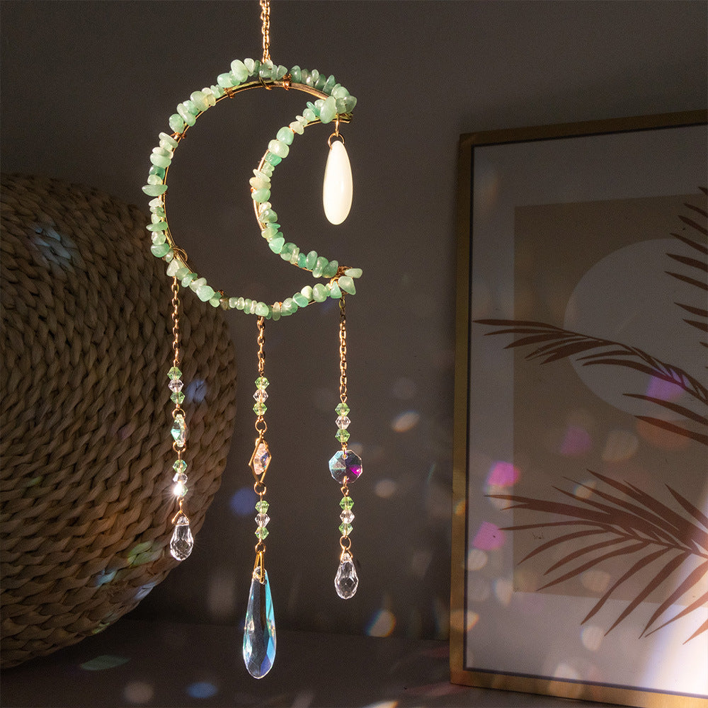 Crystal and Gemstone Roof Pendants