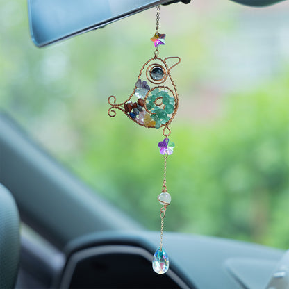 Crystal and Gemstone Roof Pendants
