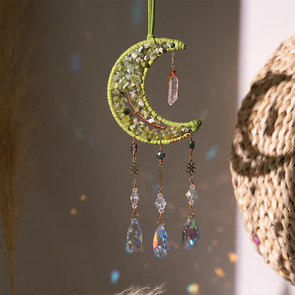 Crystal and Gemstone Roof Pendants