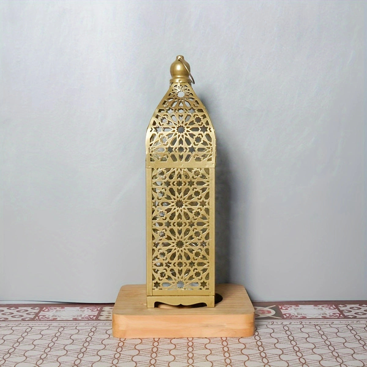 Luminous Iron TableTop Lamp Decor