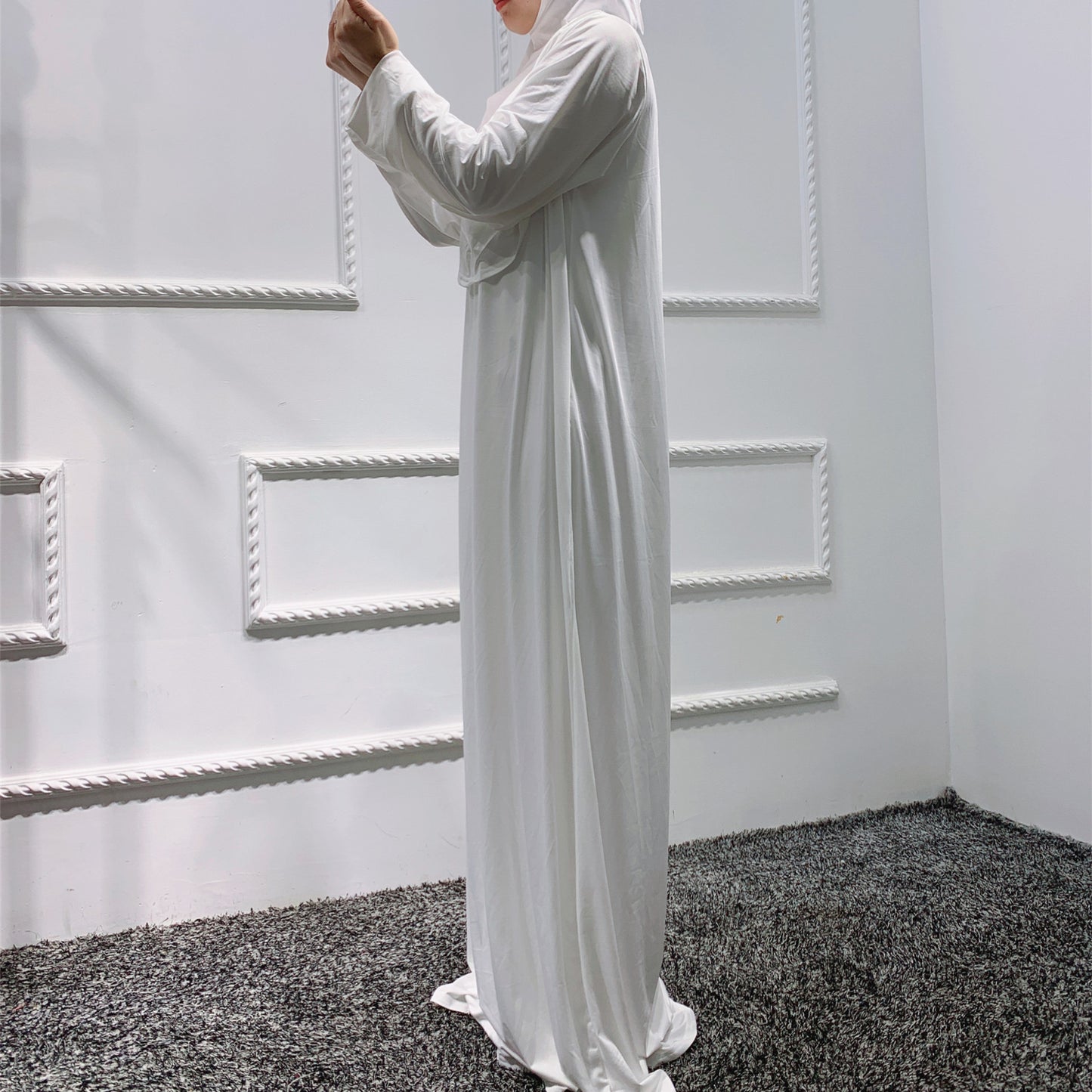 Muslim Hooded Robe Dress