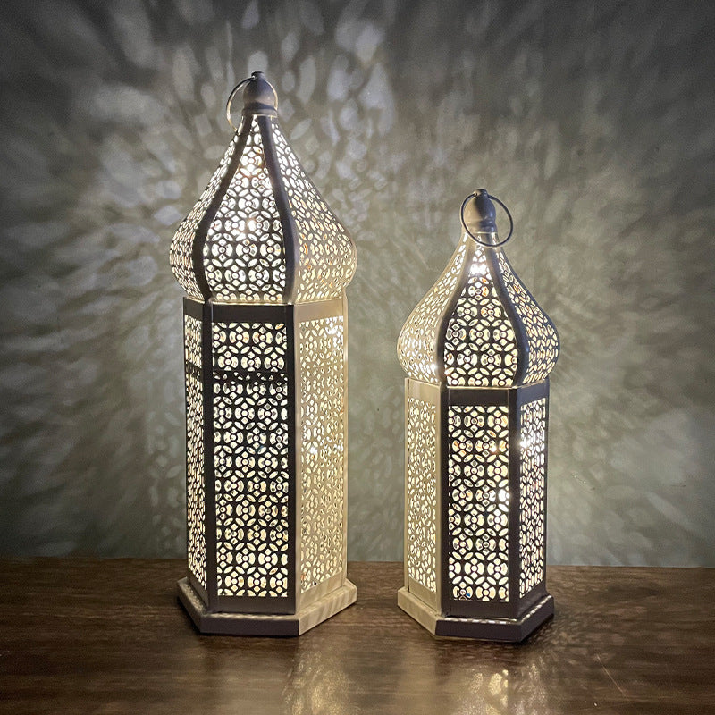 Adorable Luminous Metal TableTop Lamp Decor