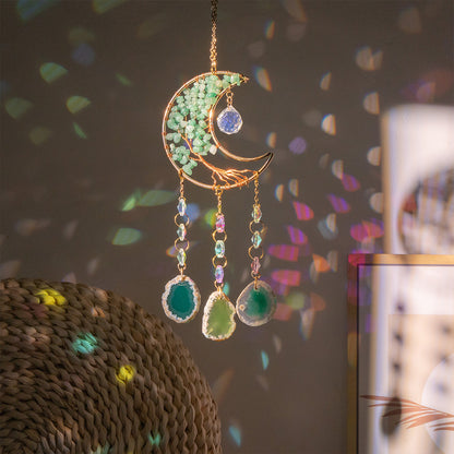 Crystal and Gemstone Roof Pendants