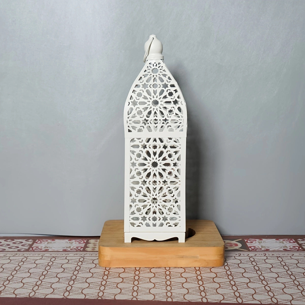 Luminous Iron TableTop Lamp Decor