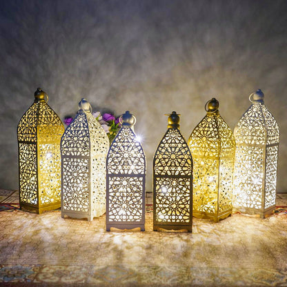 Luminous Iron TableTop Lamp Decor