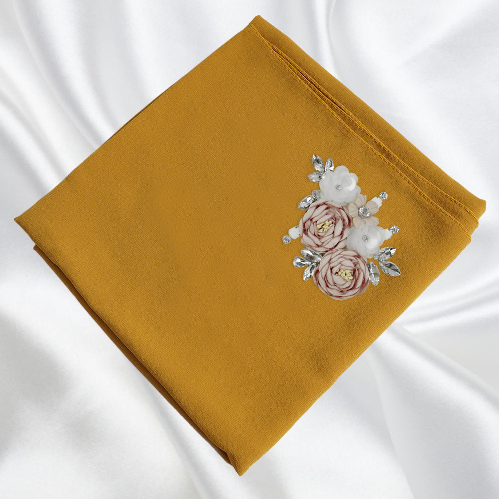 Premium Pearl Chiffon Headscarf