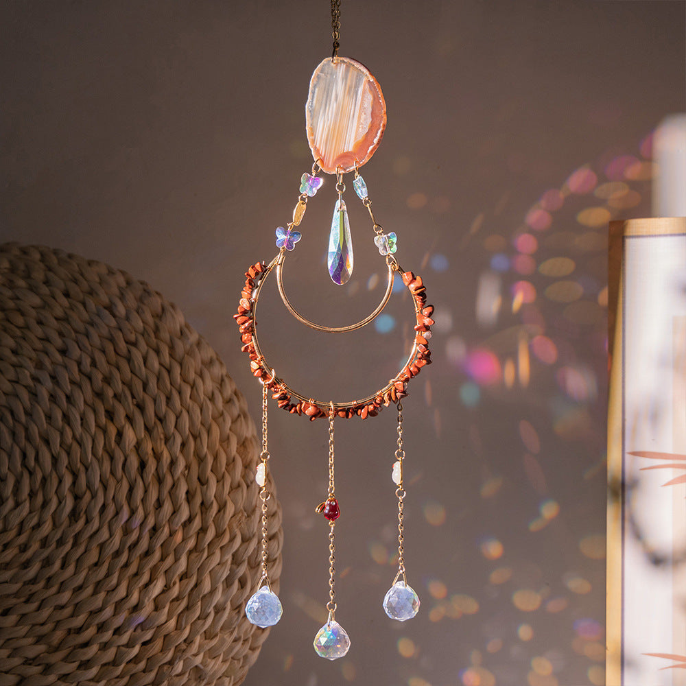 Crystal and Gemstone Roof Pendants