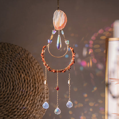 Crystal and Gemstone Roof Pendants