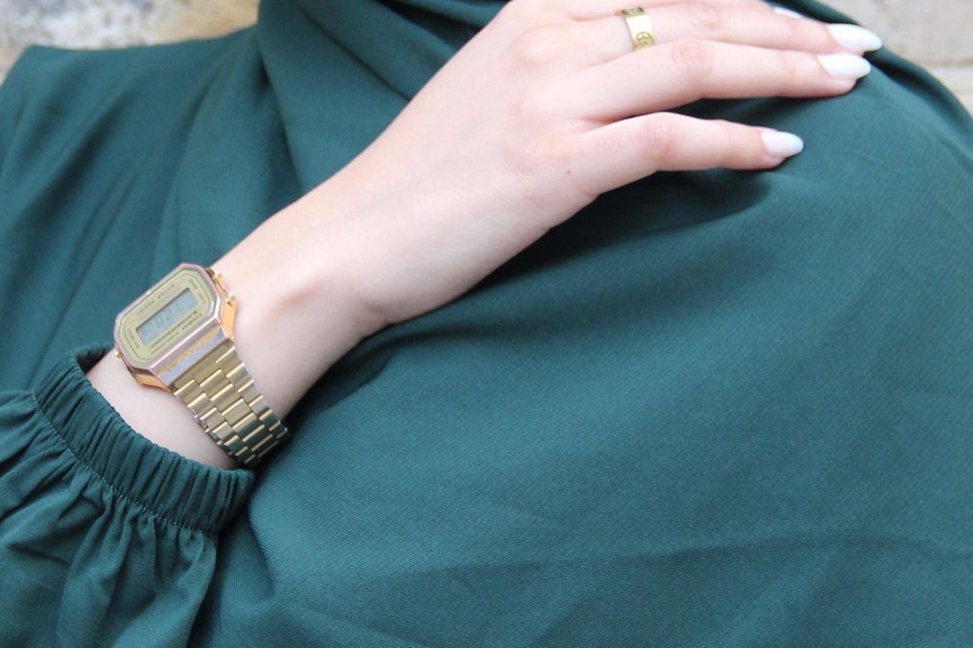 Luxurious Muslim Hooded Robe Dress