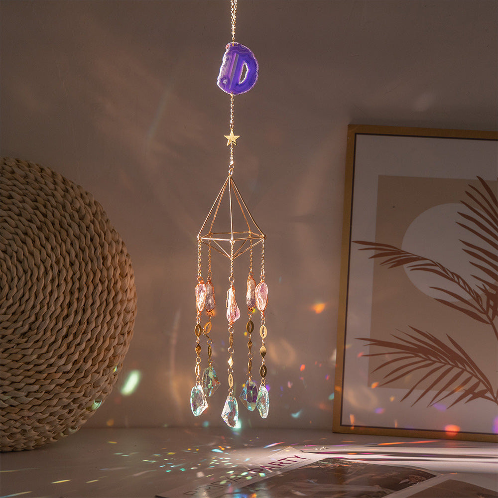 Crystal and Gemstone Roof Pendants