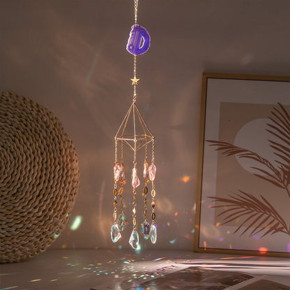 Crystal and Gemstone Roof Pendants