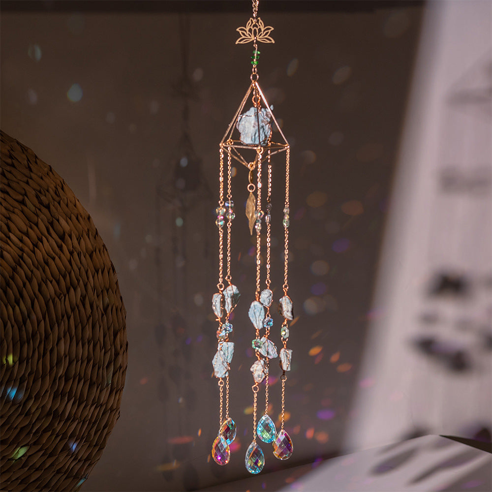 Crystal and Gemstone Roof Pendants