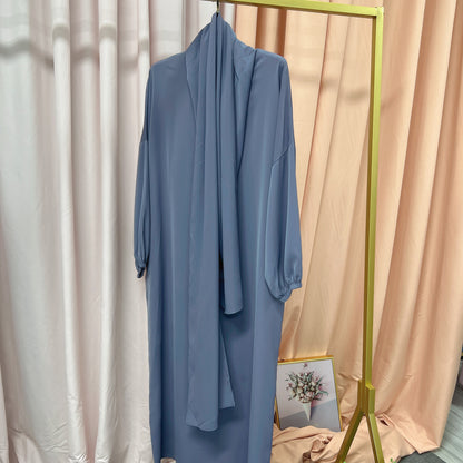 Luxurious Muslim Hooded Robe Dress
