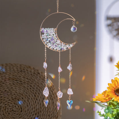 Crystal and Gemstone Roof Pendants