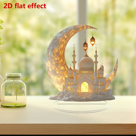 Castle & Crescent Acrylic Decoration