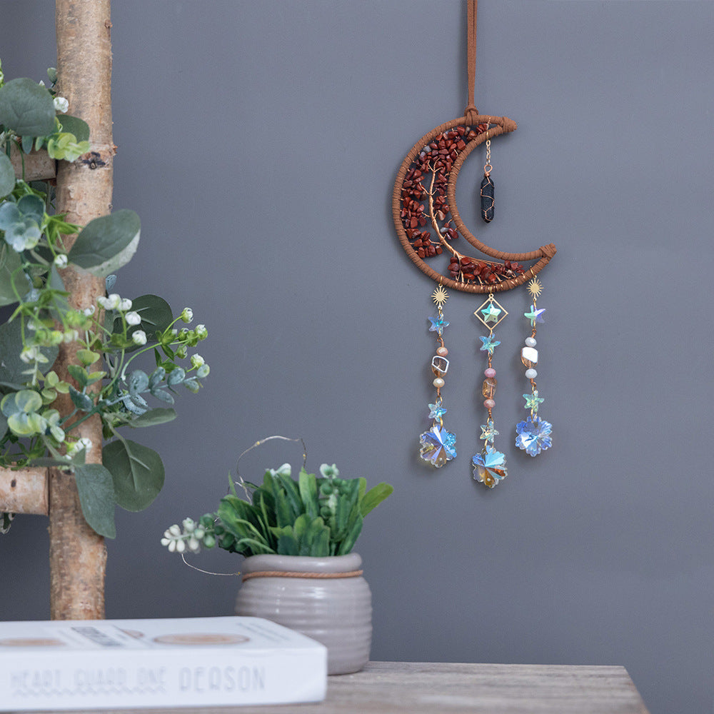 Crystal and Gemstone Roof Pendants