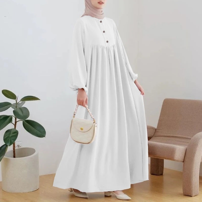 Muslim Style Long Sleeve Dress