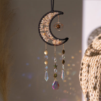 Crystal and Gemstone Roof Pendants