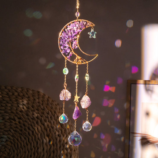 Crystal and Gemstone Roof Pendants