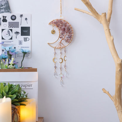 Crystal and Gemstone Roof Pendants