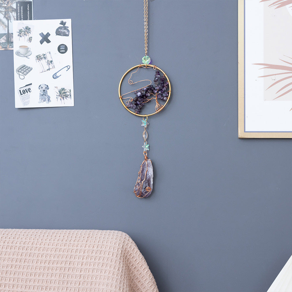 Crystal and Gemstone Roof Pendants