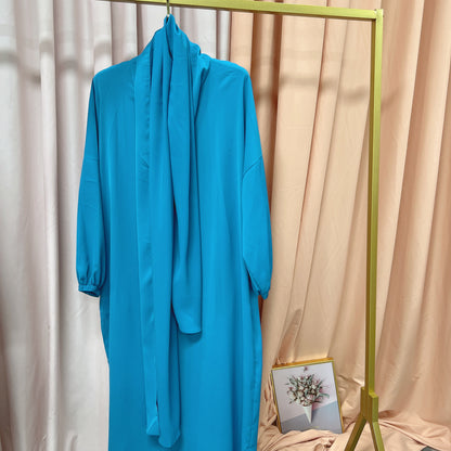 Luxurious Muslim Hooded Robe Dress
