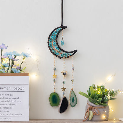 Crystal and Gemstone Roof Pendants