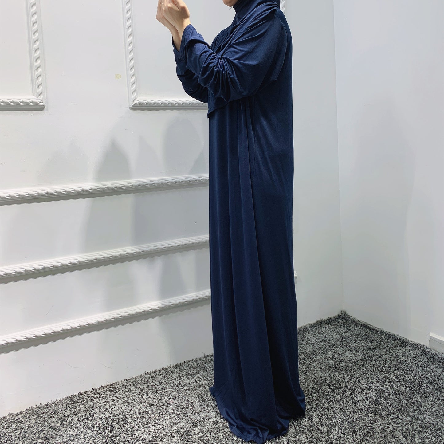 Muslim Hooded Robe Dress