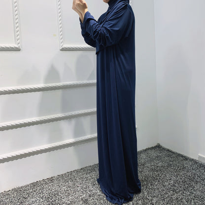 Muslim Hooded Robe Dress